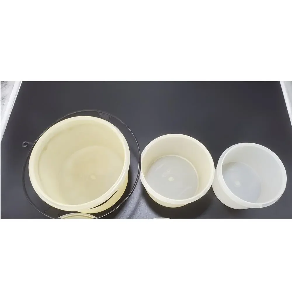 RARE VTG Tupperware Nesting Canisters 263 264 266 W/Lids & 1 Handle 433 Set of 3